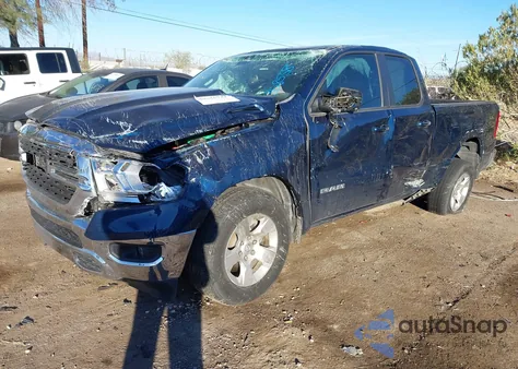 2022 Ram 1500 Big Horn 4X2 6'4 Box from USA, damaged, VIN 1C6RREBT4NN358558